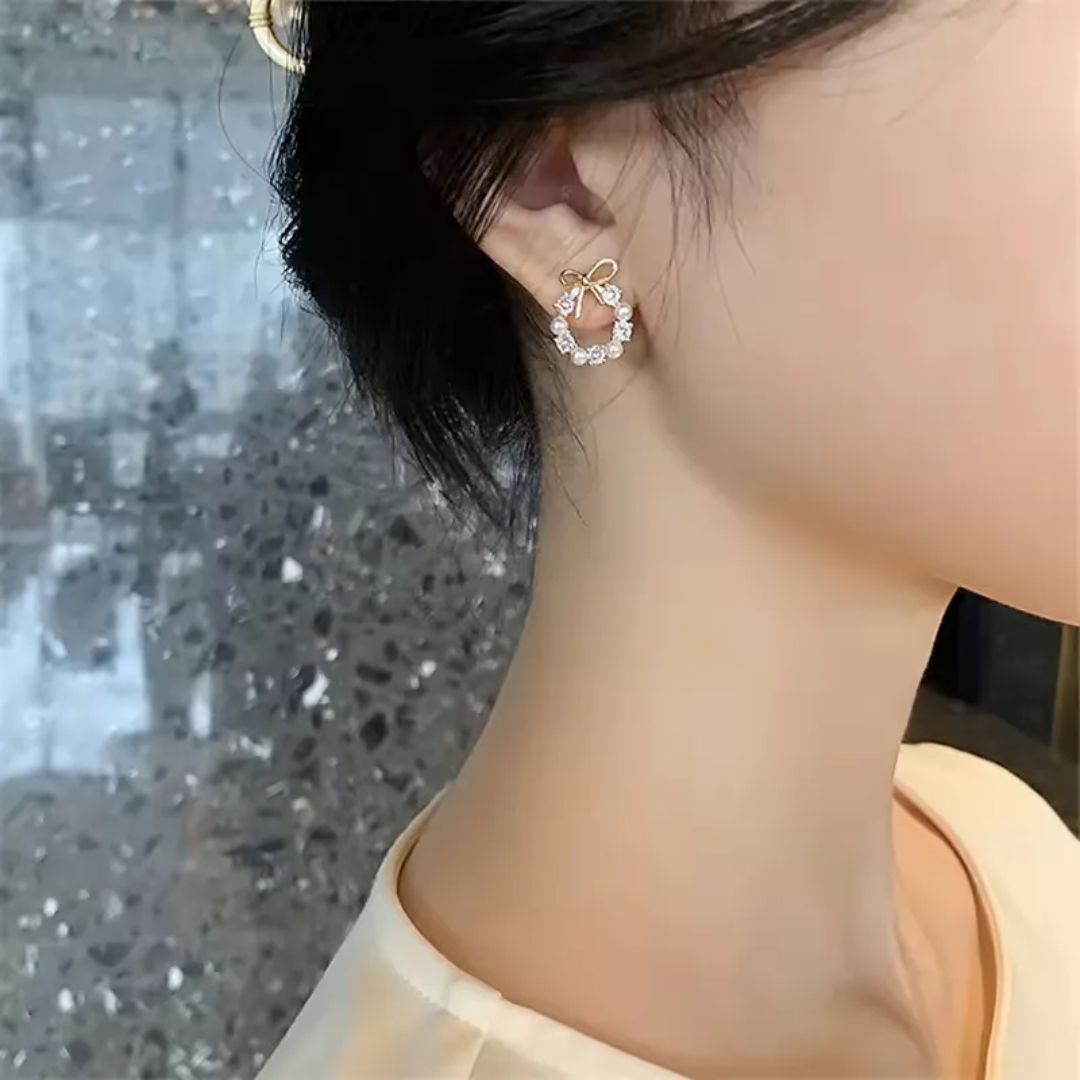 Shine Bow Earring