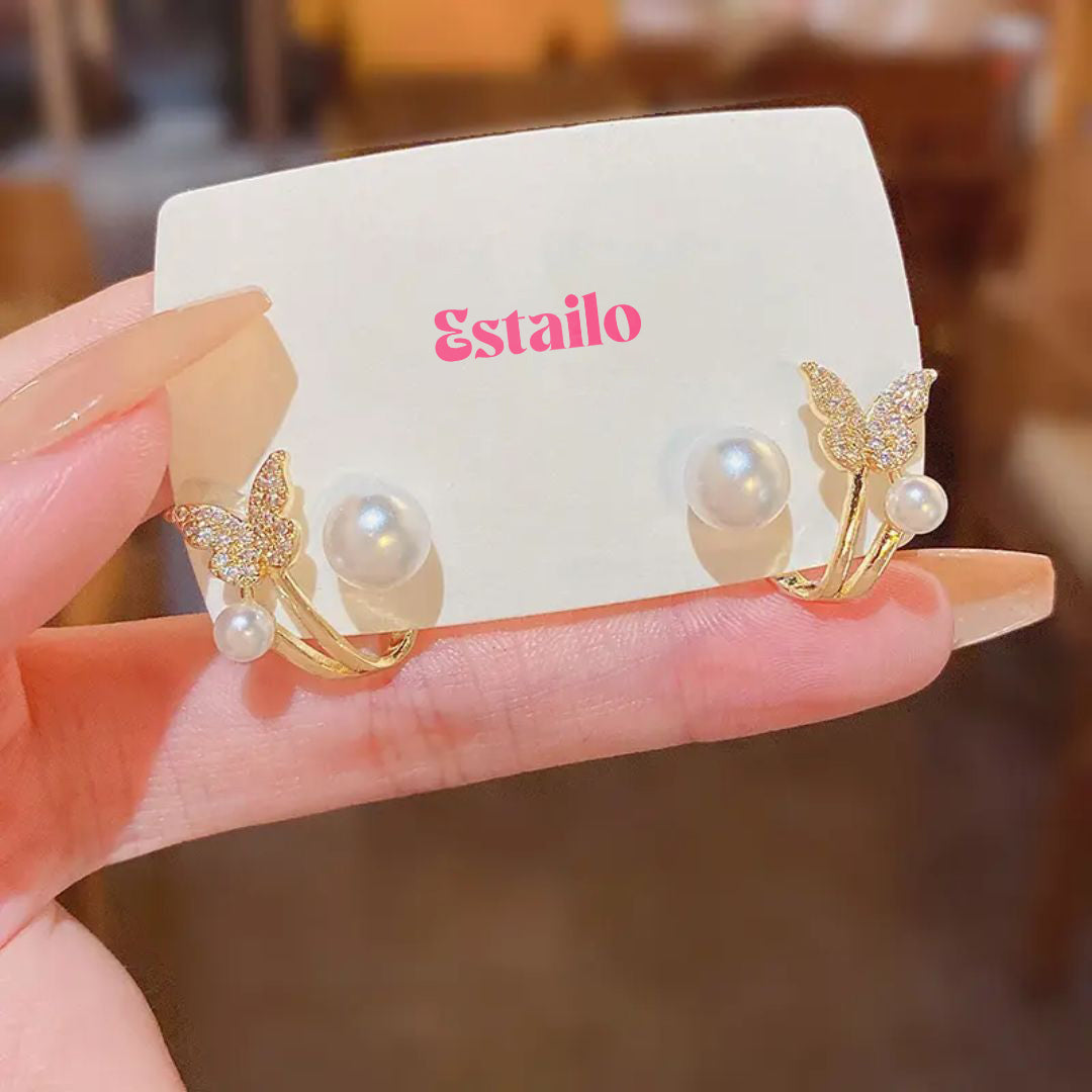 Fancy Star Butterfly Earring