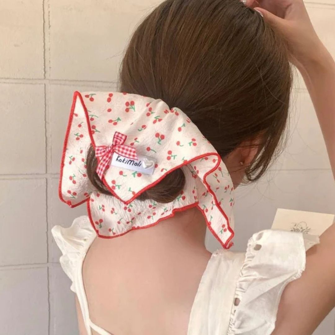 Kokima Cherry Scrunchie