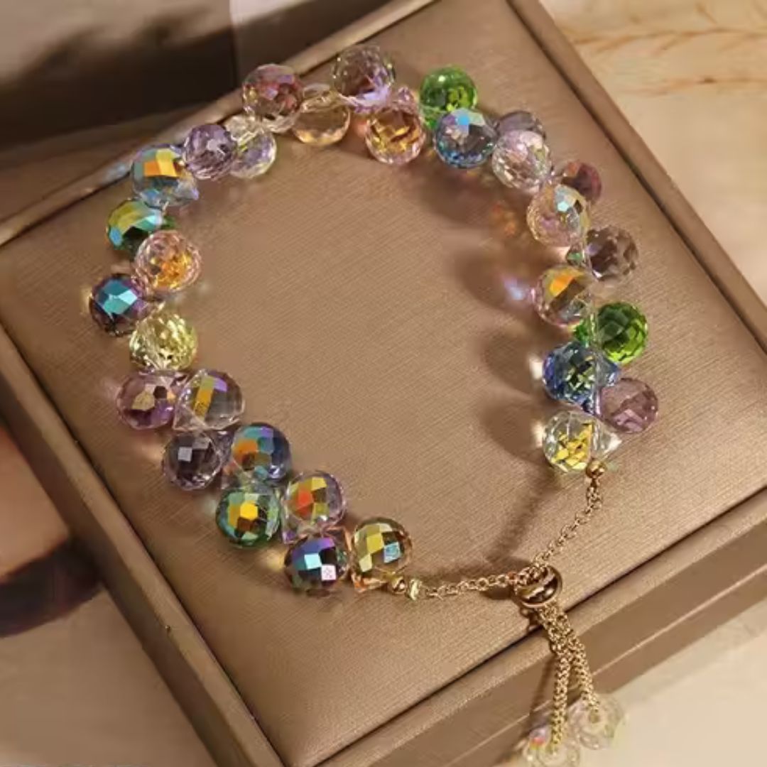 Iridescent Crystal Bracelet