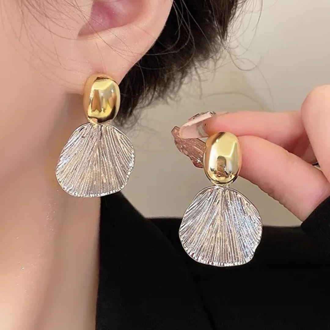 Gilded Ripple Earrings