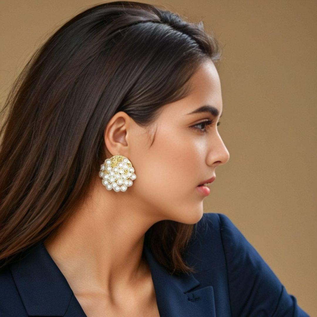Blissful Pearl Studs Erarring