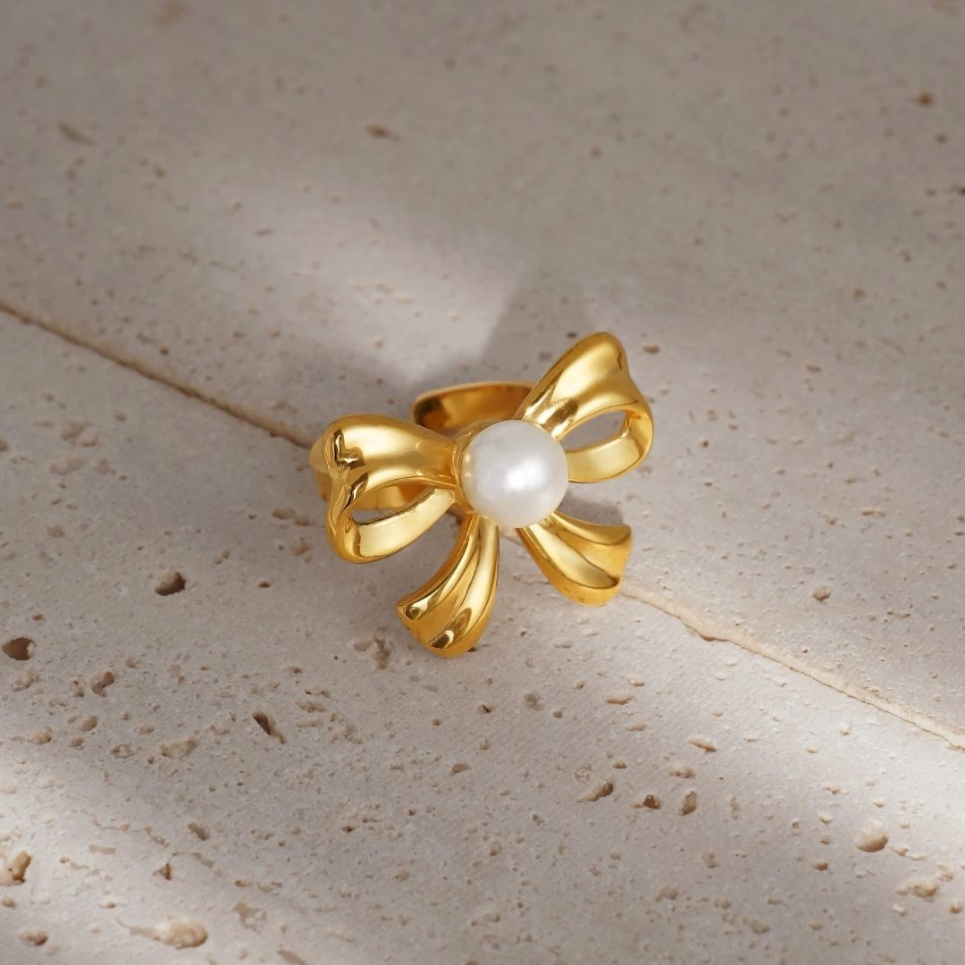 A Pearl Of Bow Ring
