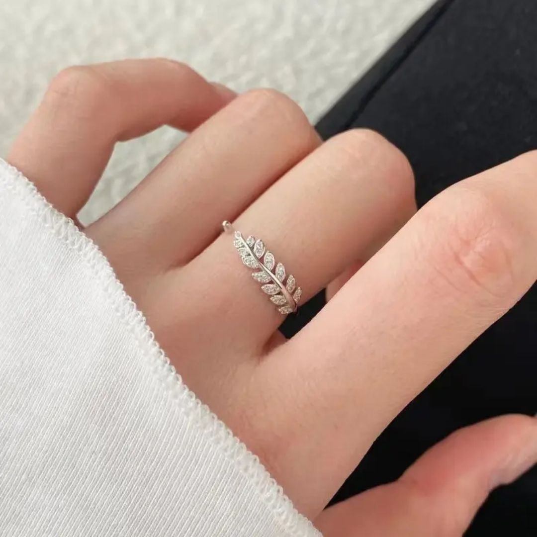 Gilded Leaf Ring