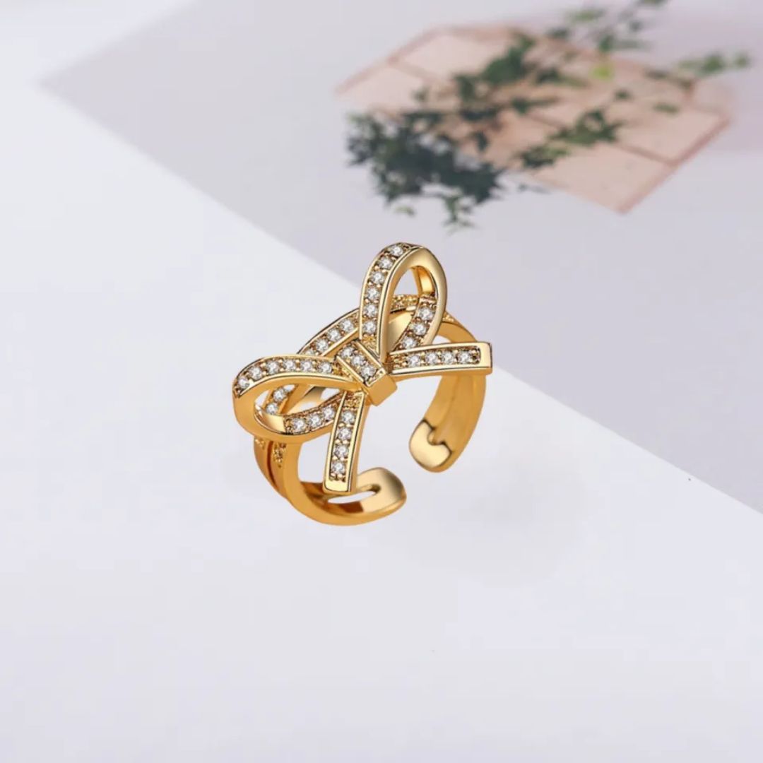 Dazzle Bow Ring