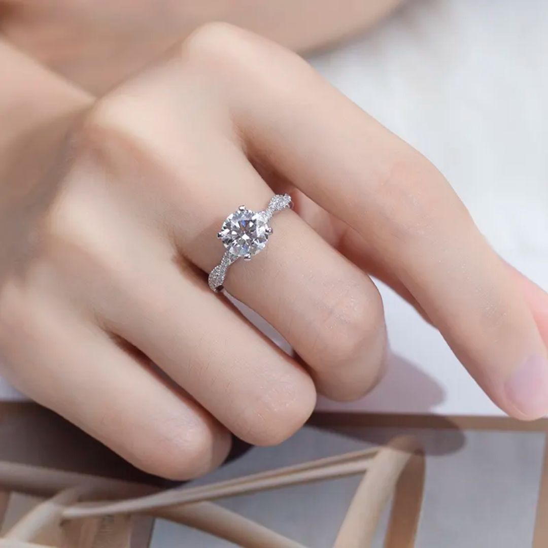 Bling Blogger Silver Stone Ring