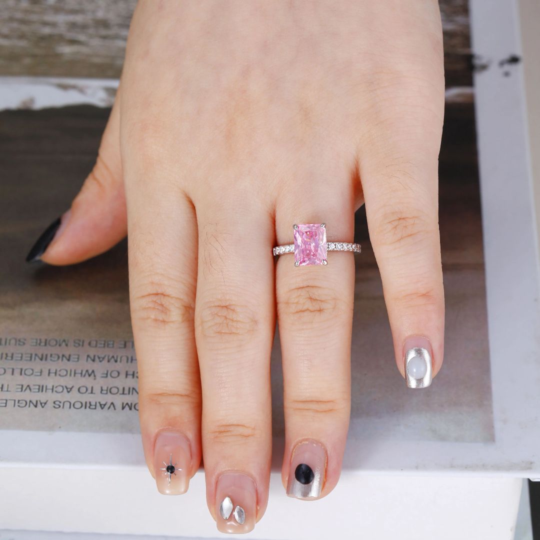Pink Zirconia Ring