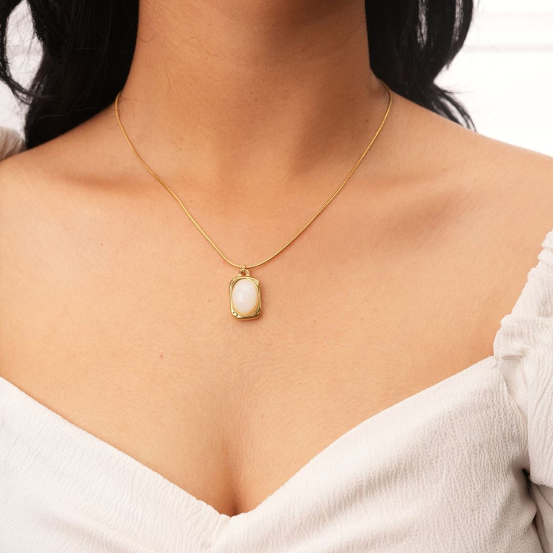Minimalist Gemstone Necklace