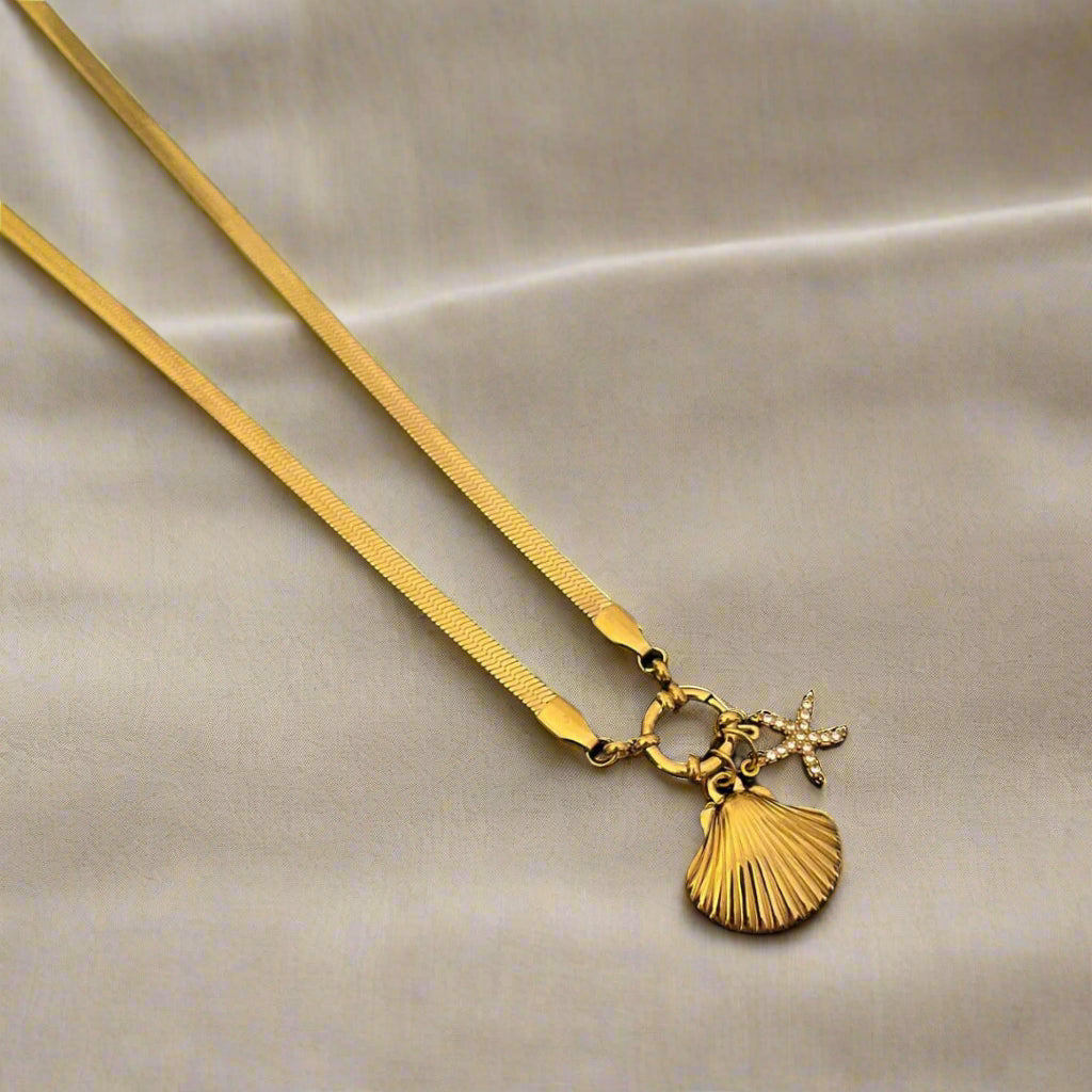 Sea Breeze Charm Necklace