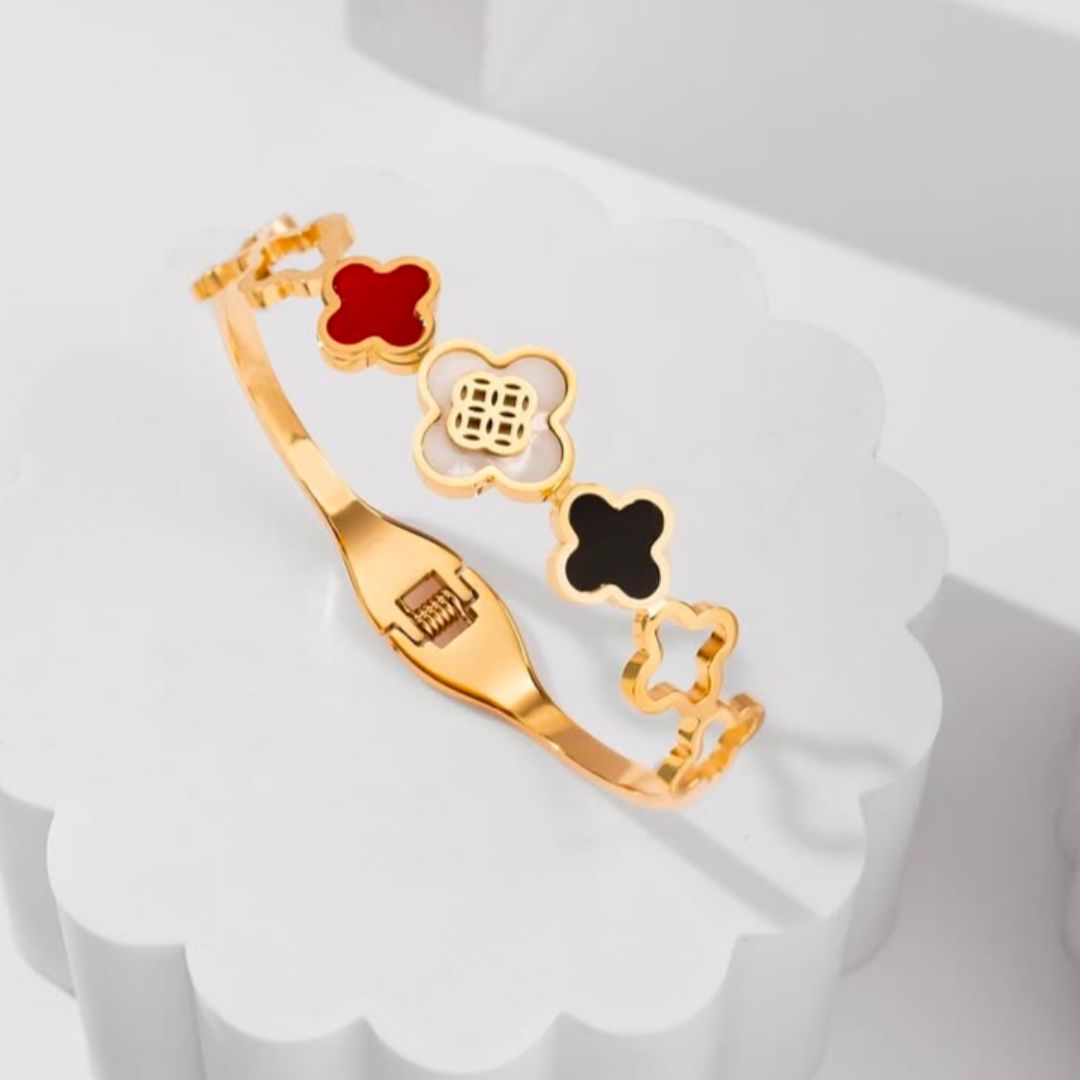 Gilded Clover Bracelet
