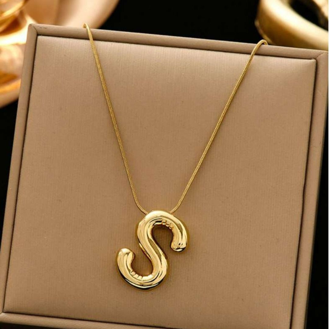 Chunky Letter Neckpiece