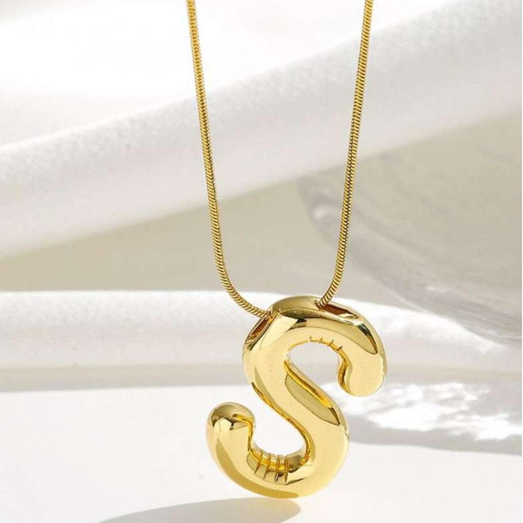 Chunky Letter Neckpiece