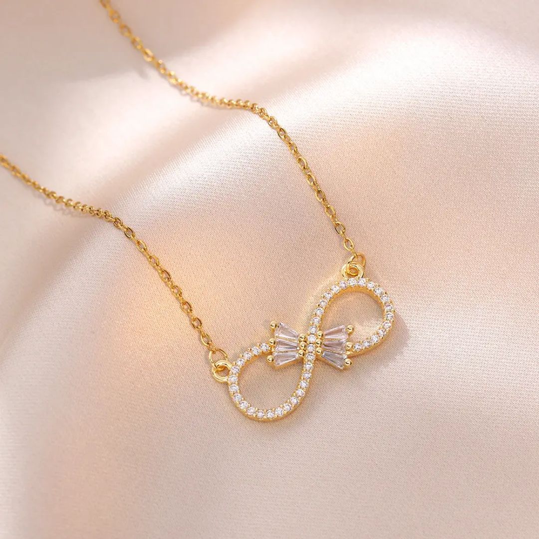 Golden Infinity Necklace