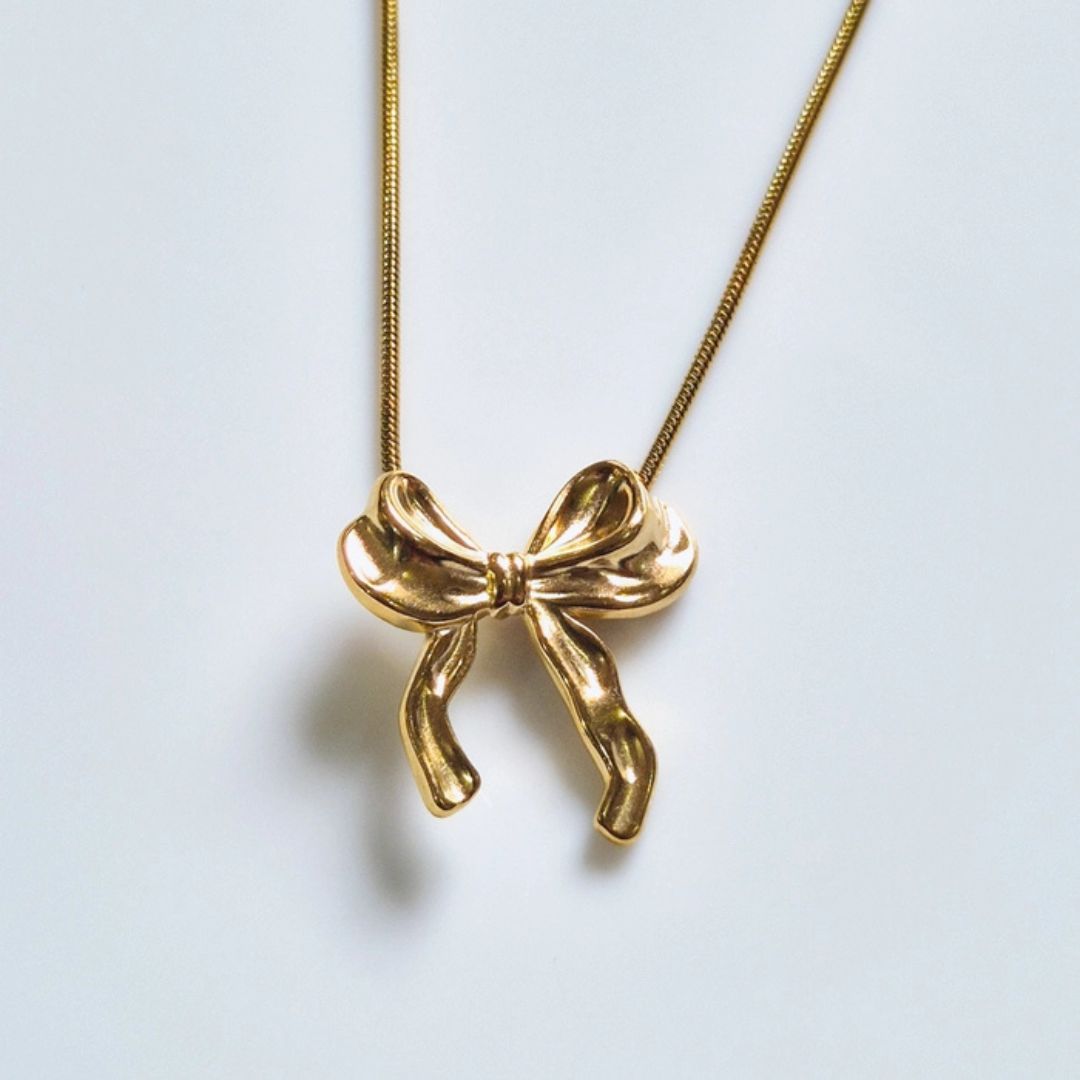 Golden Bow Delight Neckpiece