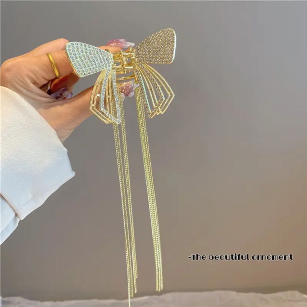 Dazzling Bow Hair Clip