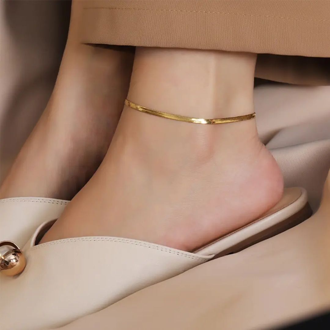 Gilded Aura Anklet
