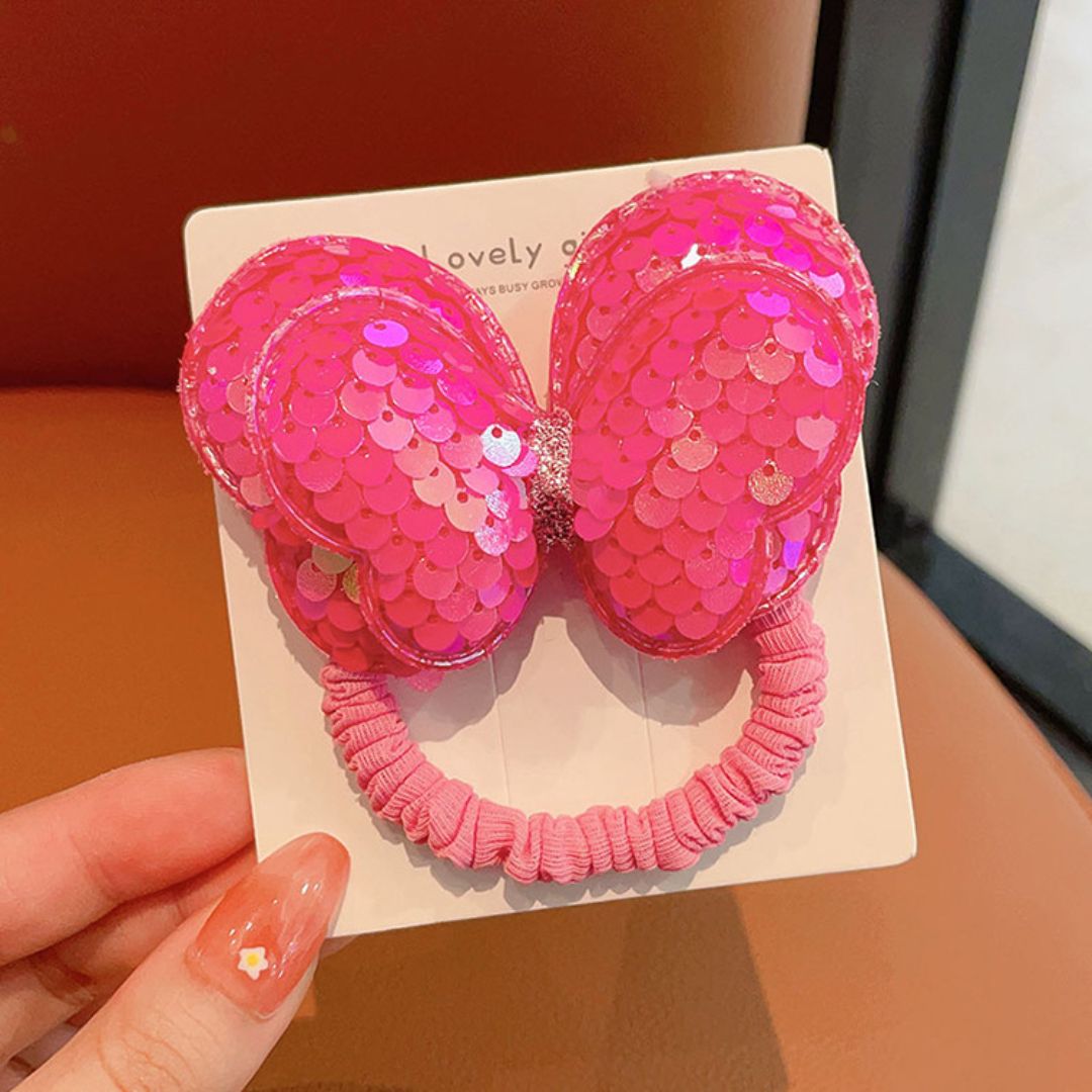 Sparkly Bow Hair Tie