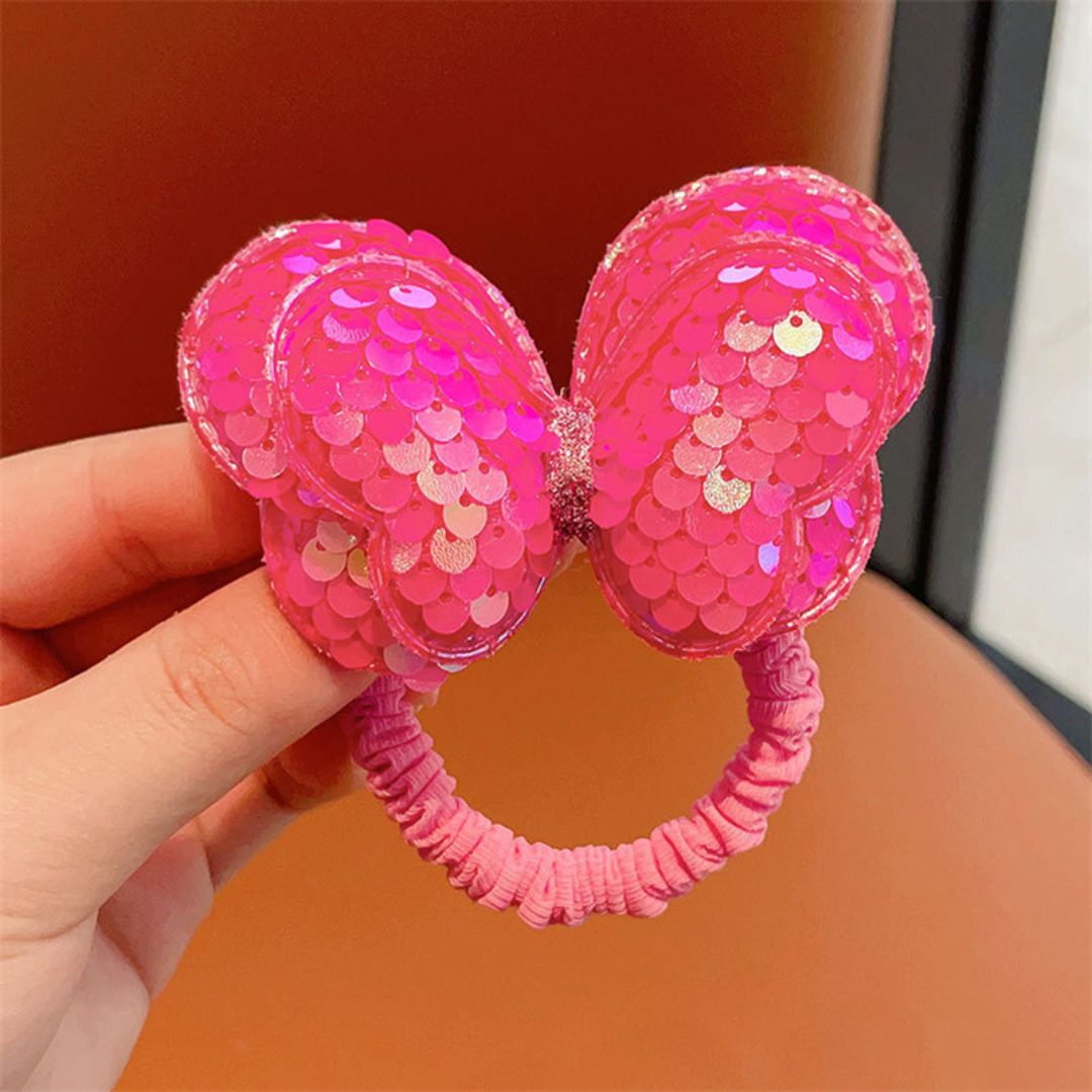 Sparkly Bow Hair Tie