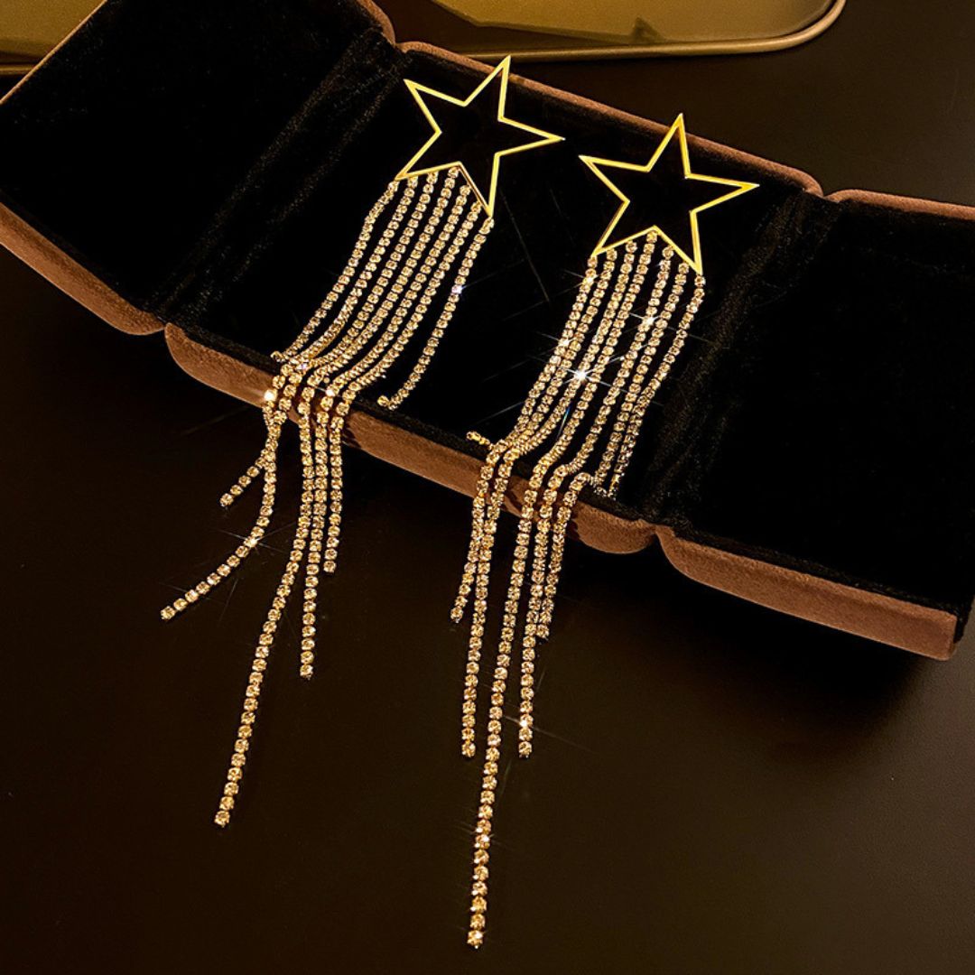 Star Long Chain Earring