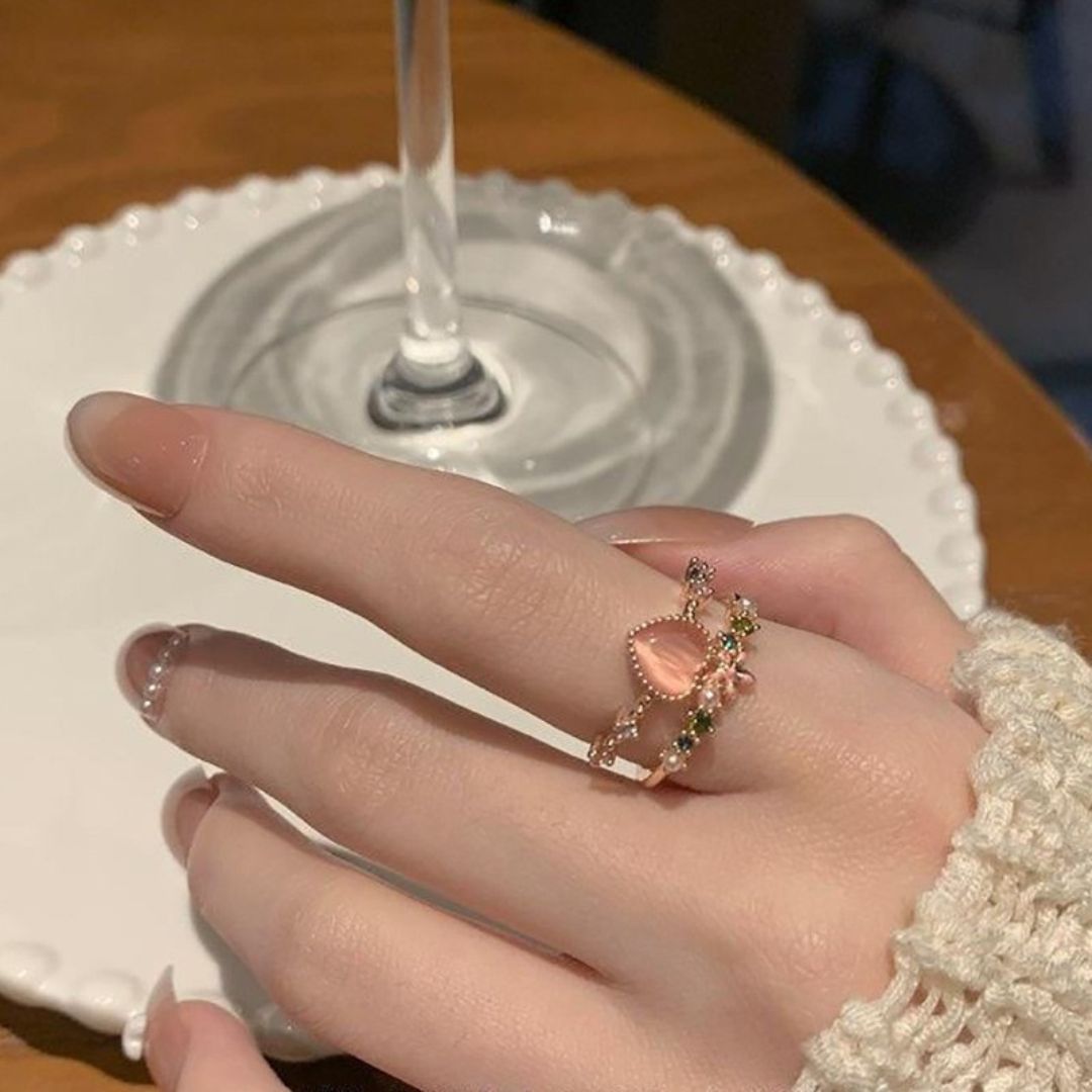 Heart Blossom Ring