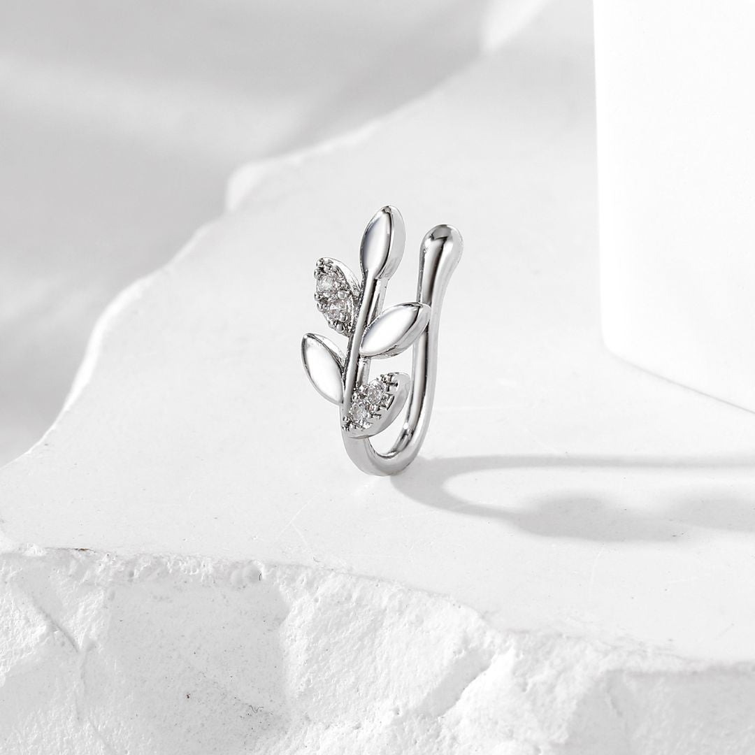 Leaf Non Piercing Nose Ring