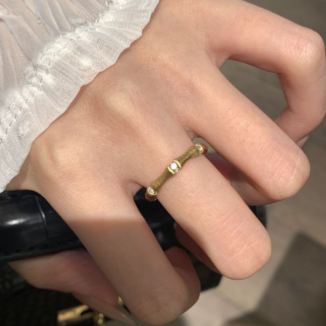 Bamboo Circle Ring