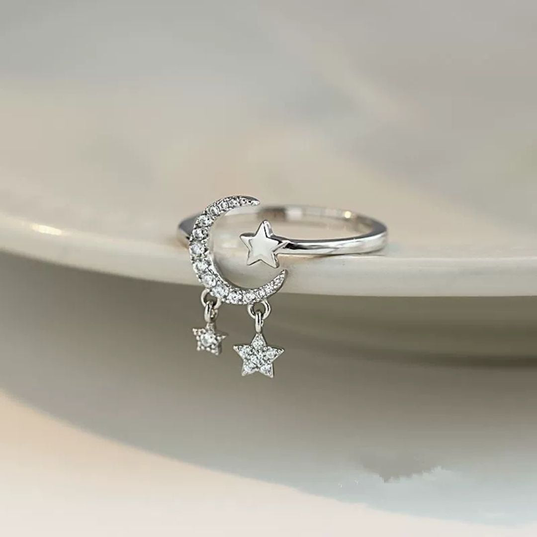 Moon and Star Dream Ring