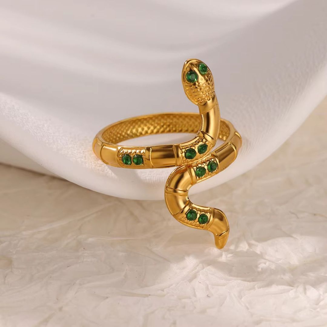 Golden Serpent Ring