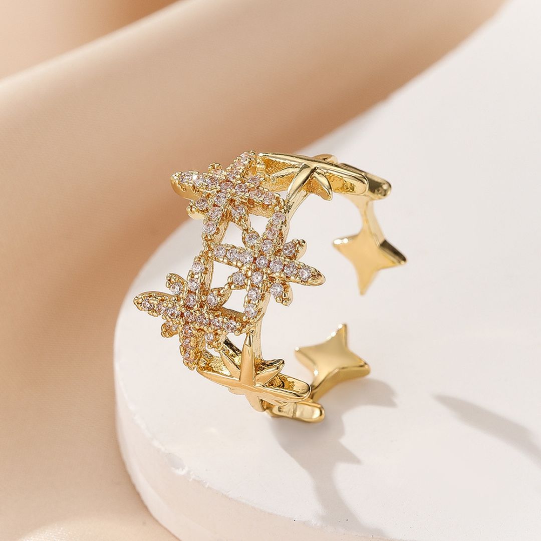 Snowflake Sparkle Ring