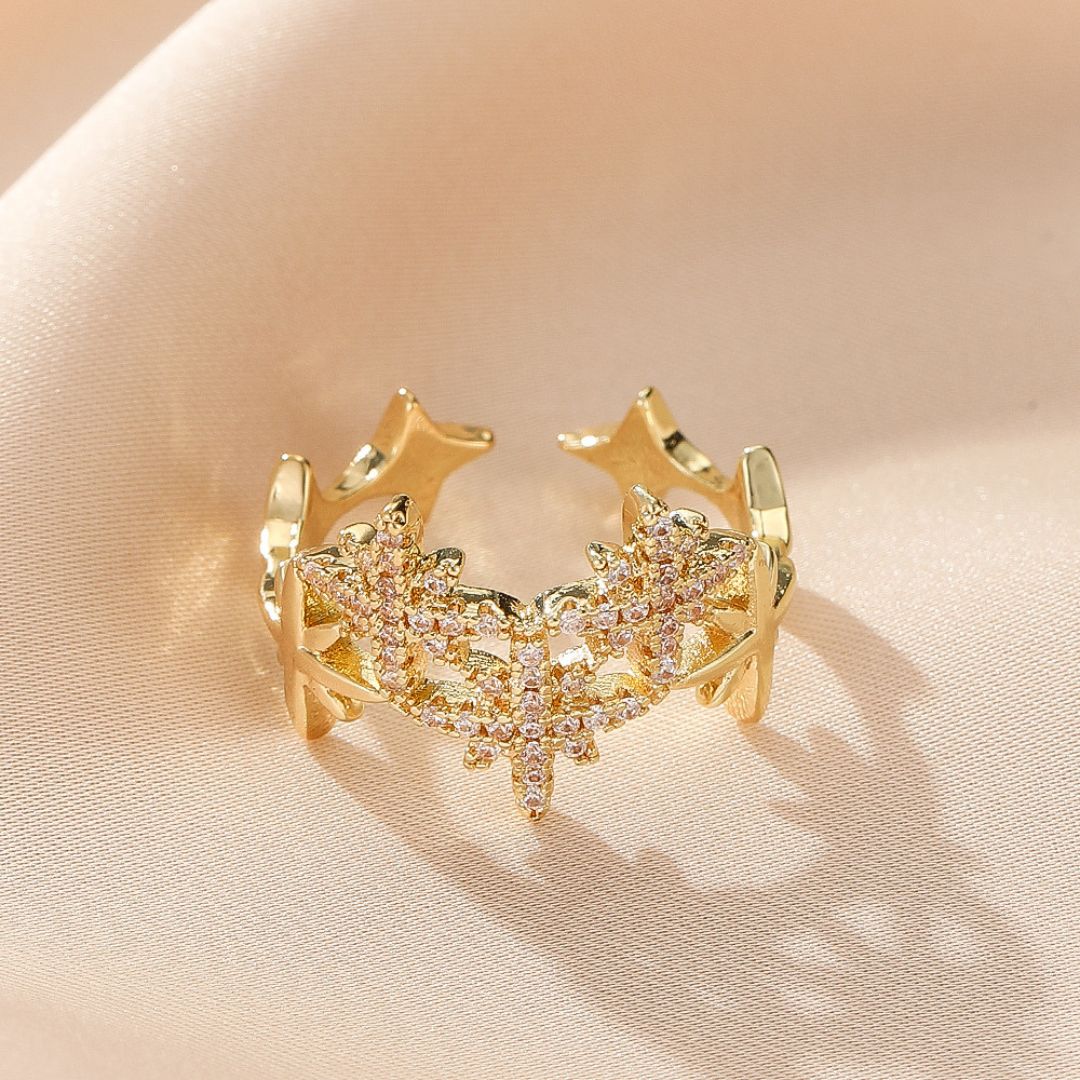 Snowflake Sparkle Ring