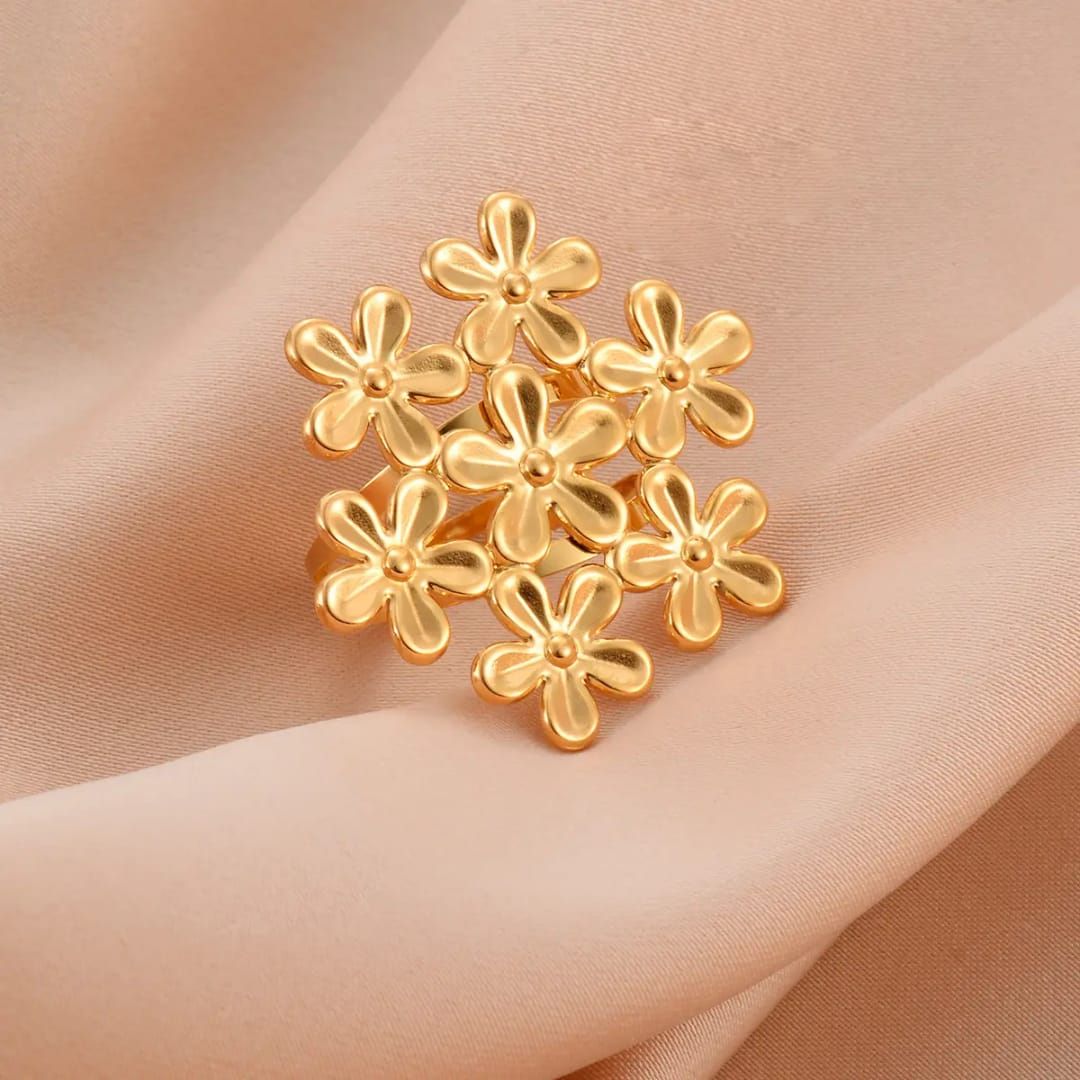 Golden Bloom Ring