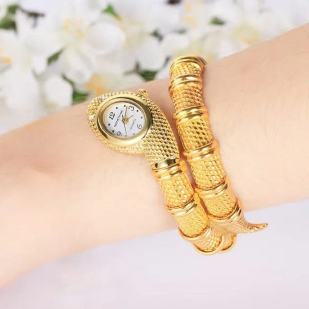 Serpentine Timepiece Bracelet