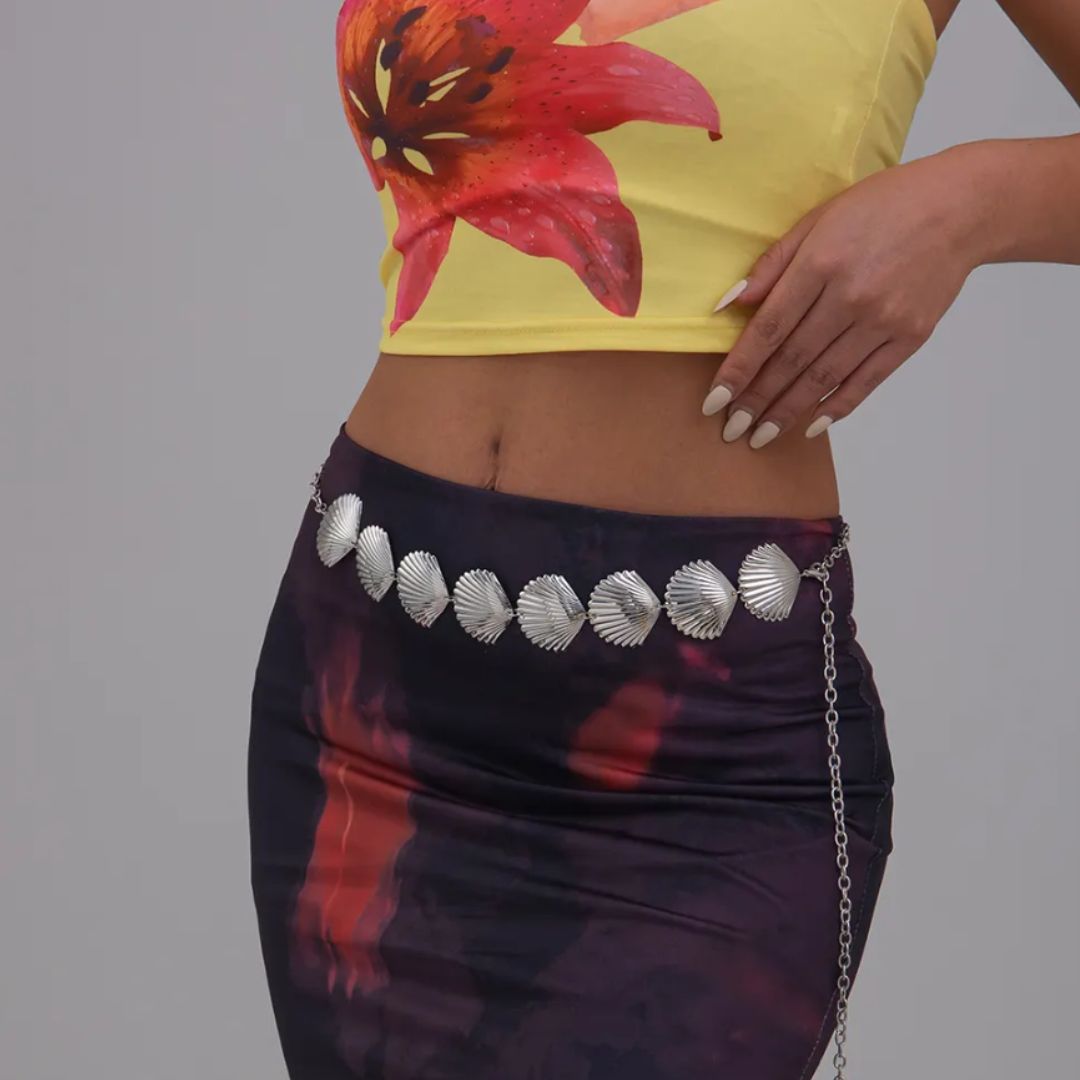 Ocean Shell Charm Belt