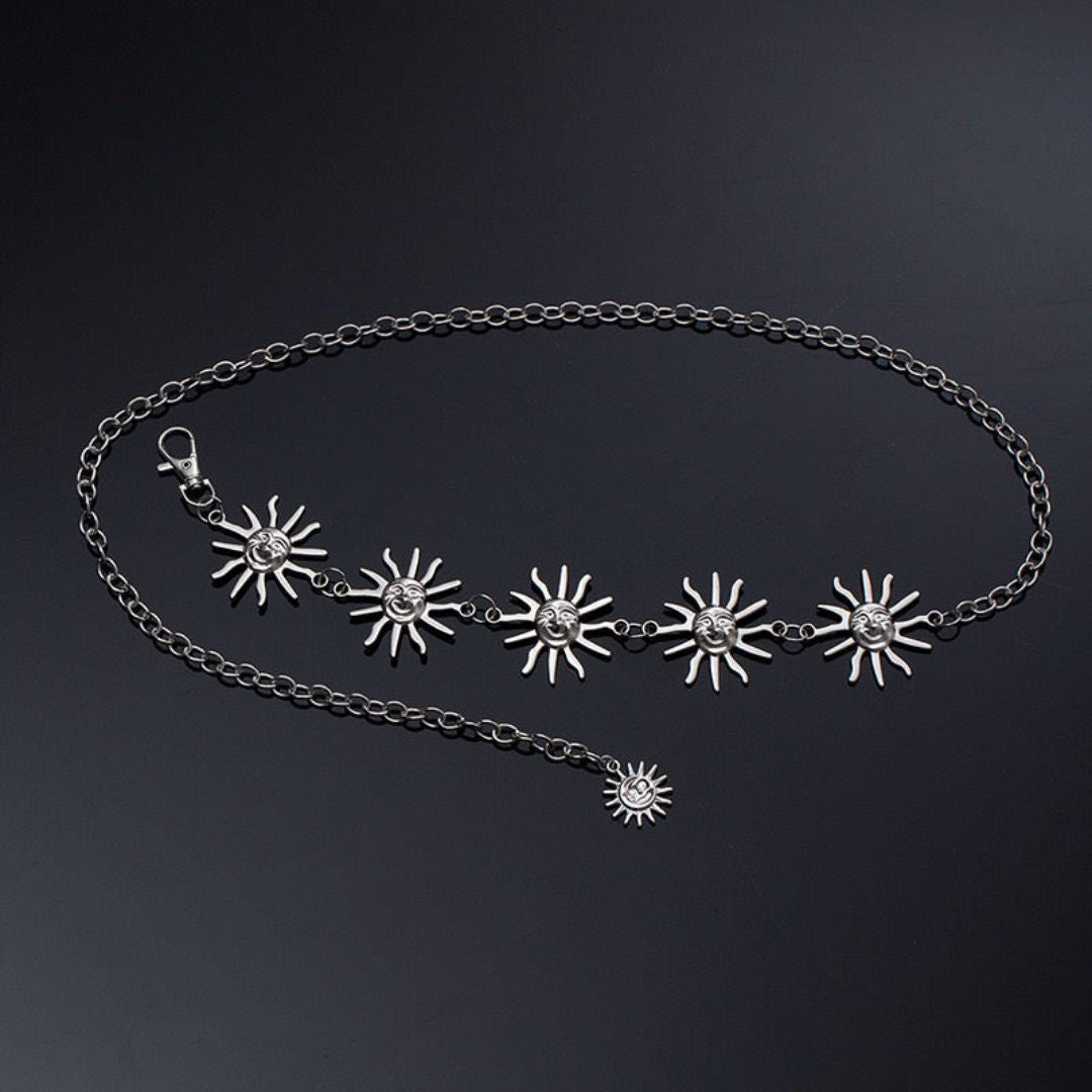 Sunburst Waist Chain Belt