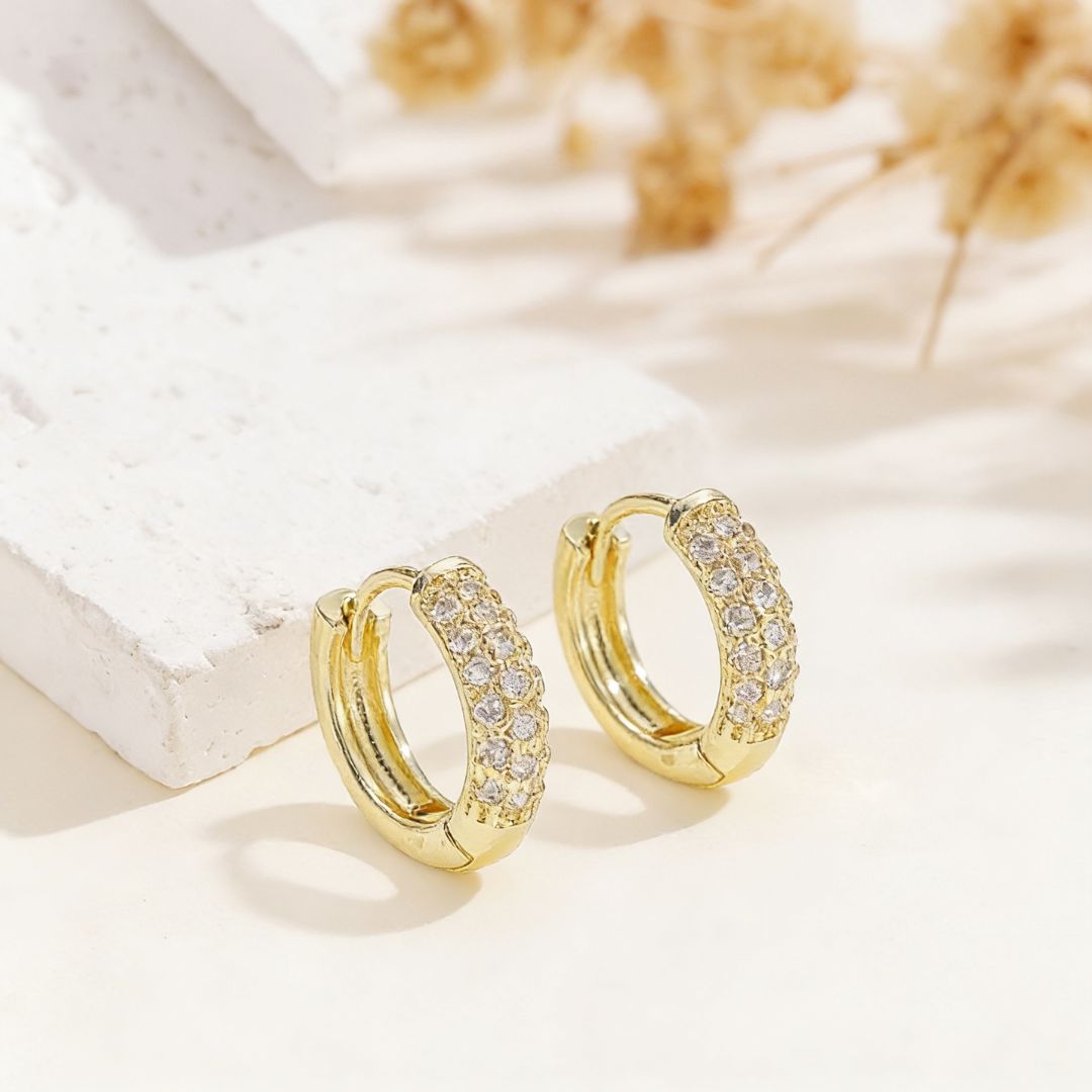 Stellar Shine Hoops Earring