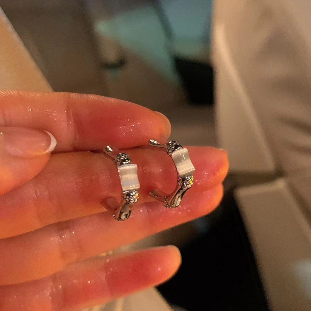 Celeste Sparkle Hoops Earring