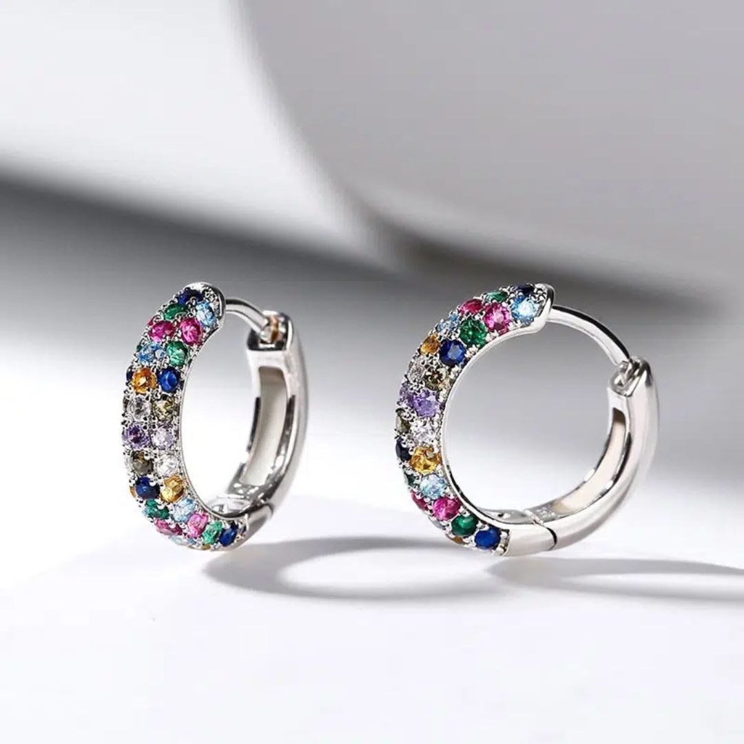 Ethereal Shine Hoops Earrings