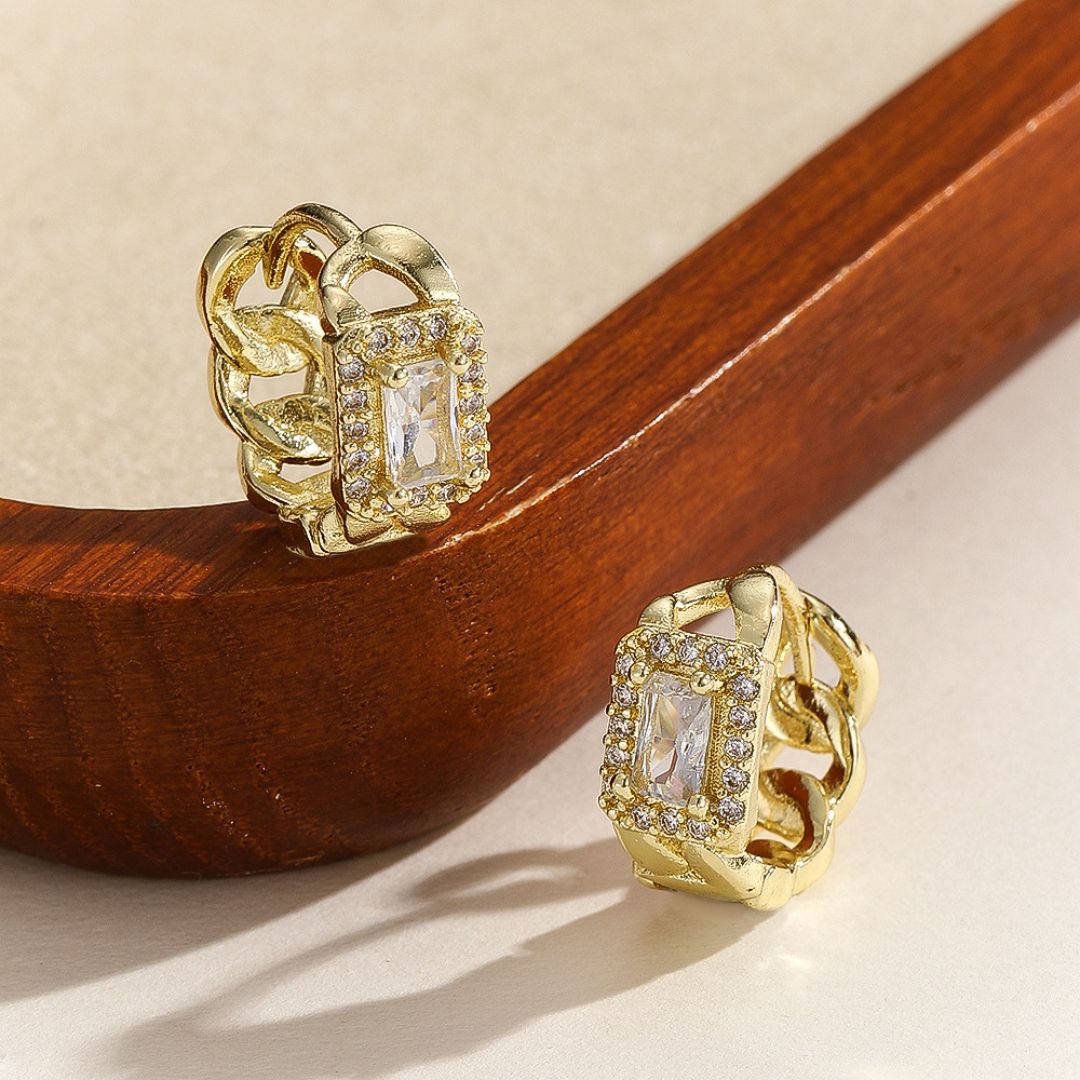 Precious Shine Hoops Earring