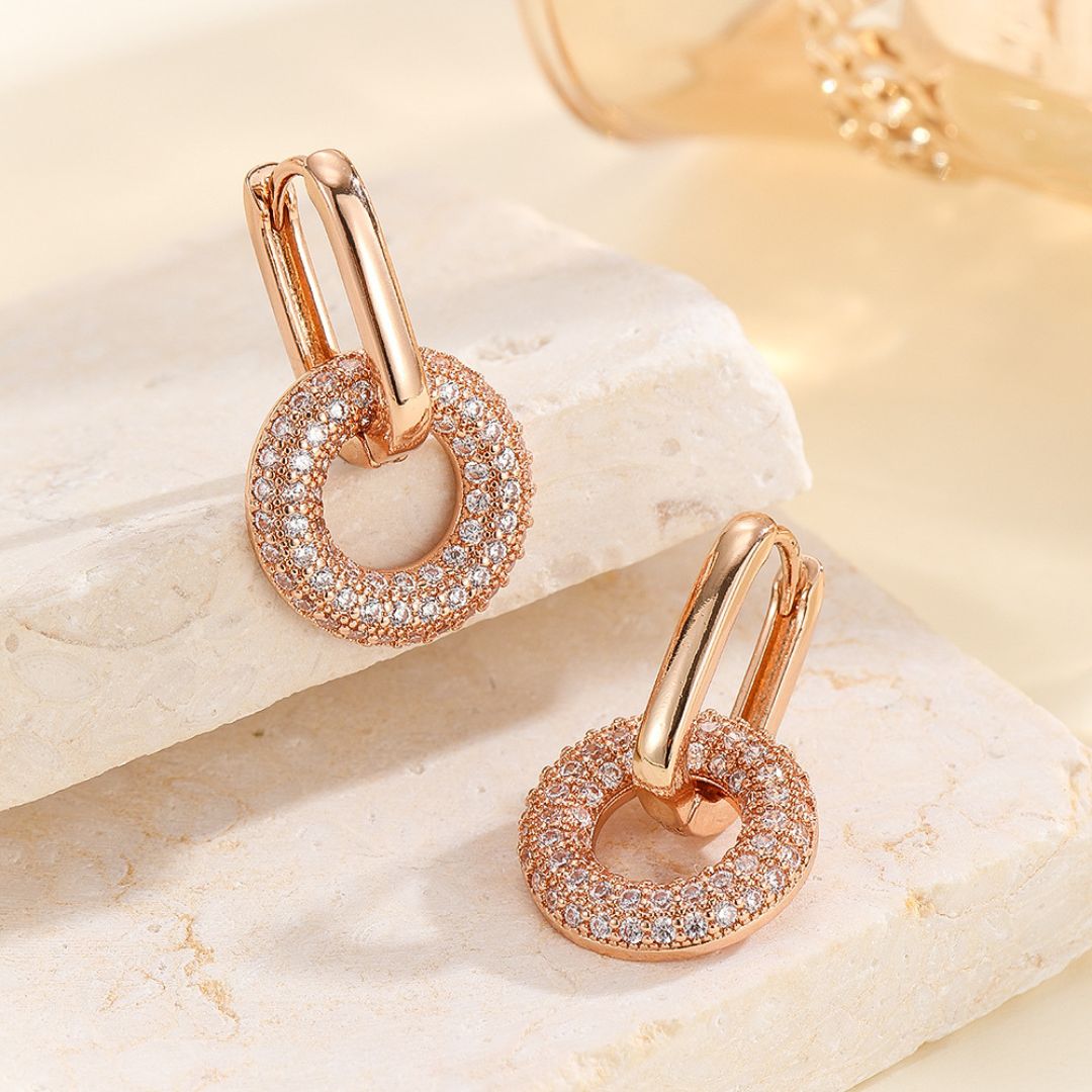 Twinkle Luxe Hoops Earring