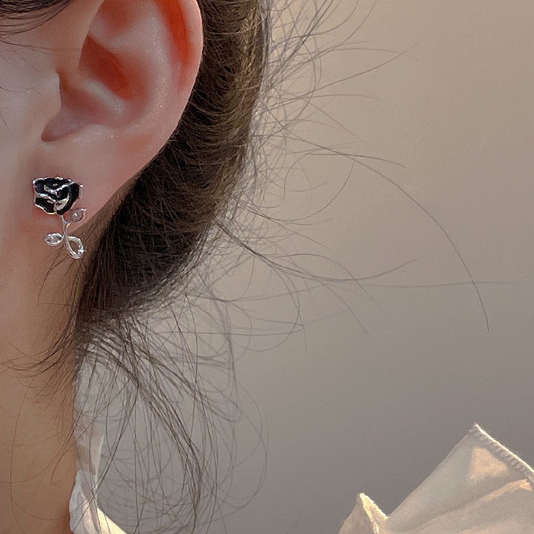 Bloom Rose Studs Earring
