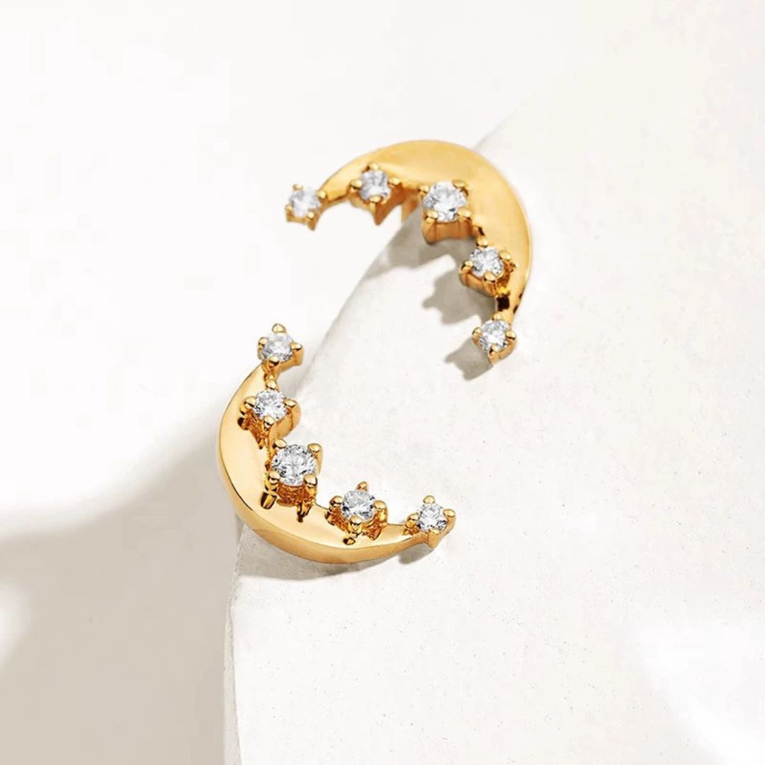 Crescent Moon Earring