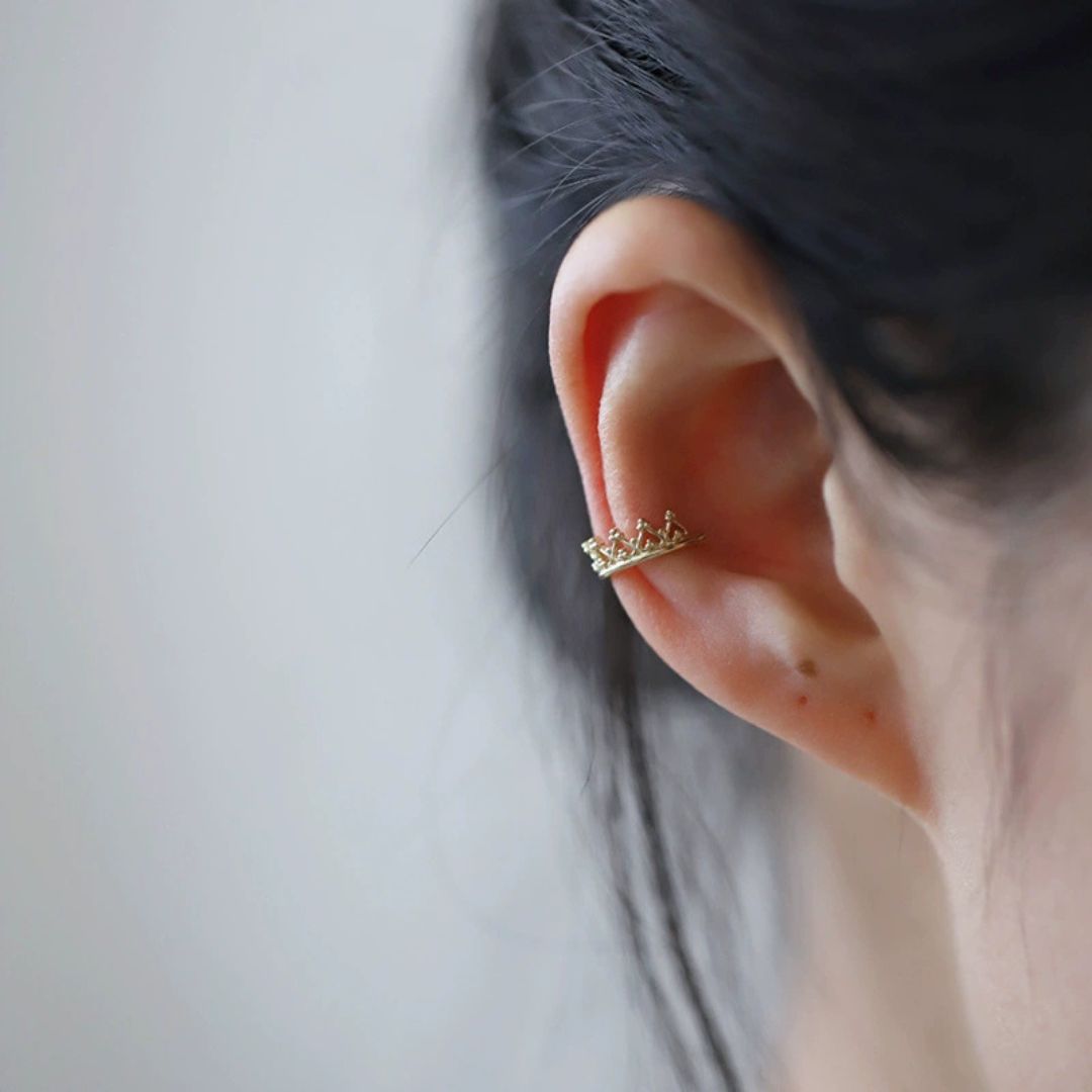 Crown Ear Cuff Earring