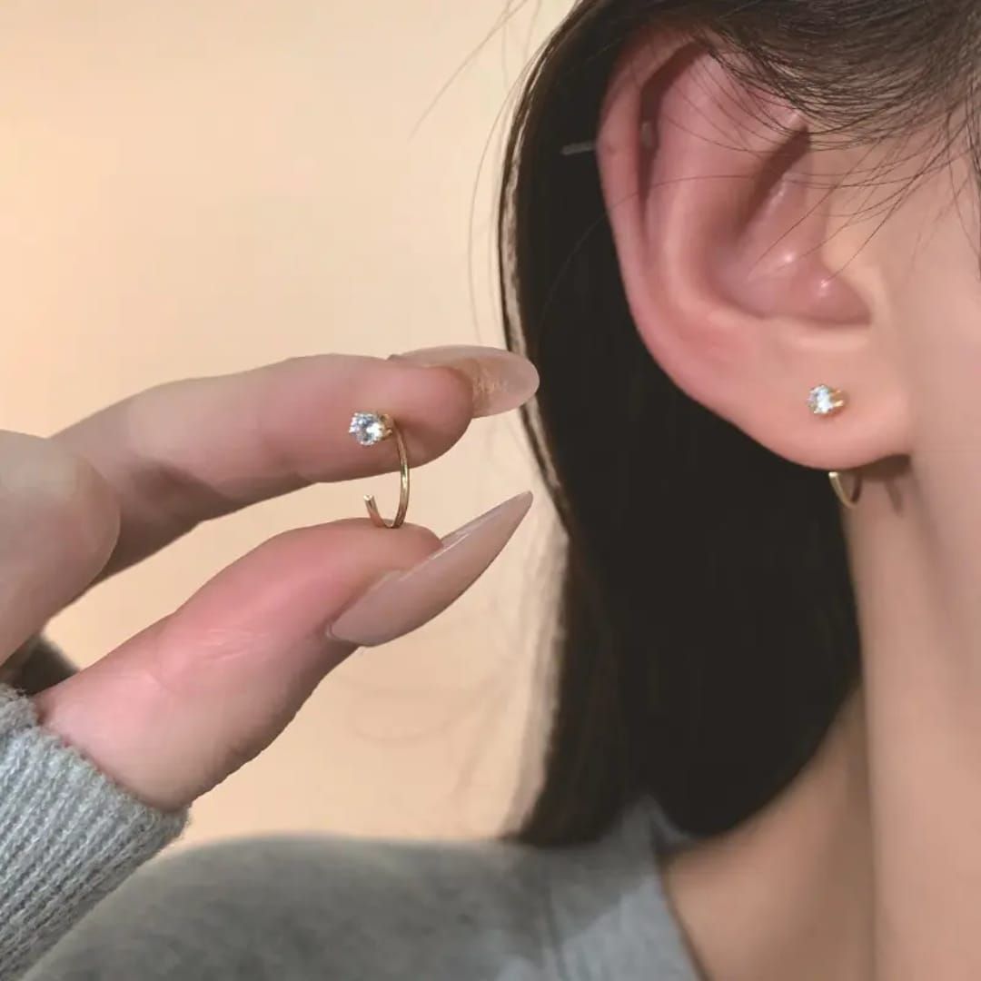 Glow Drop Loops Earring