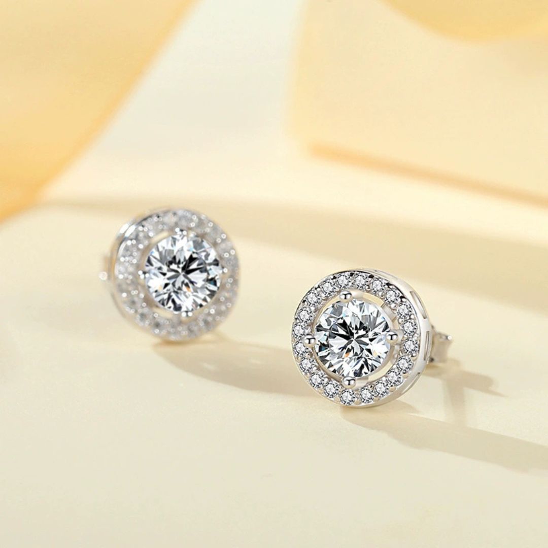 Celestial Stone Stud Earring