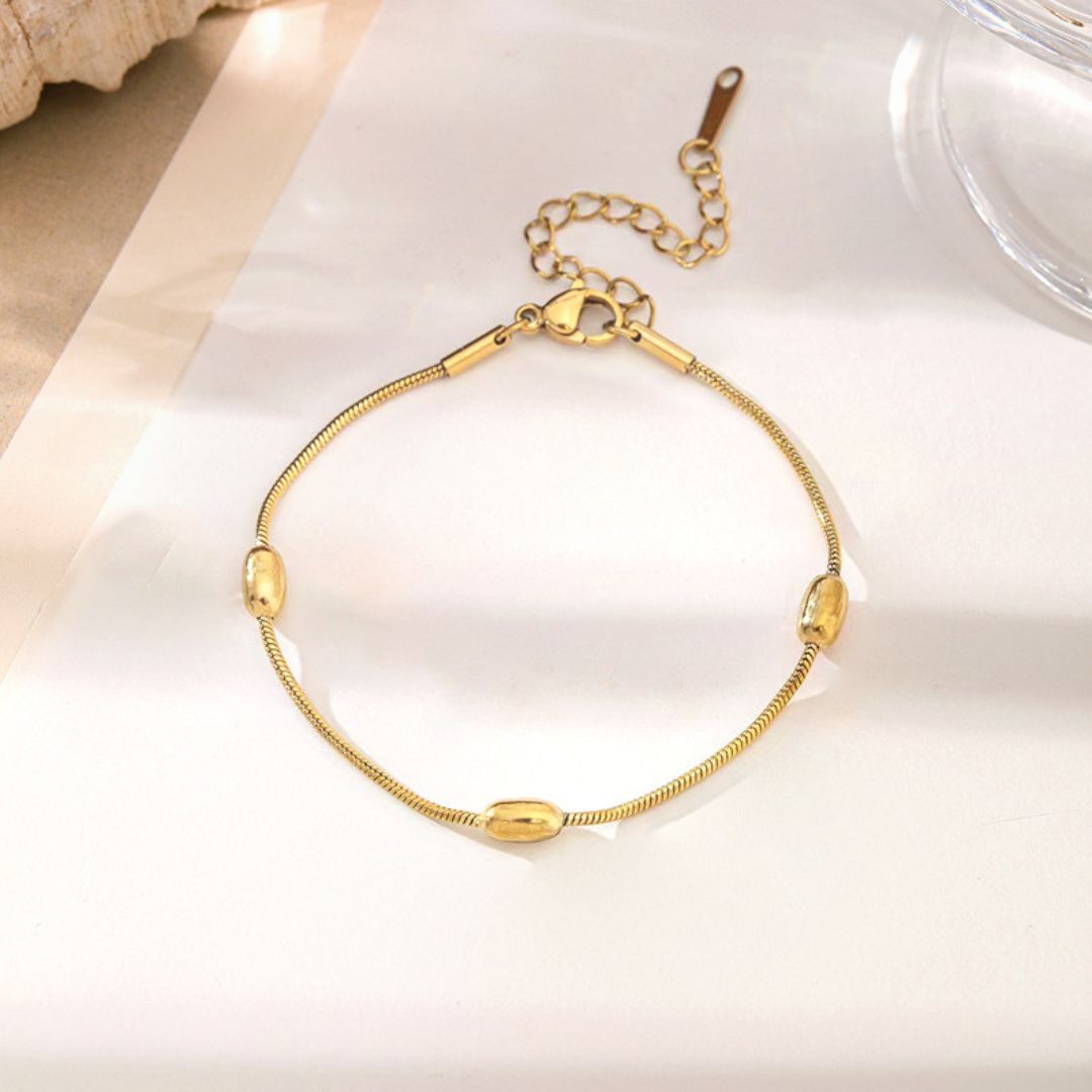 Gilded Trinity Chain Bracelet