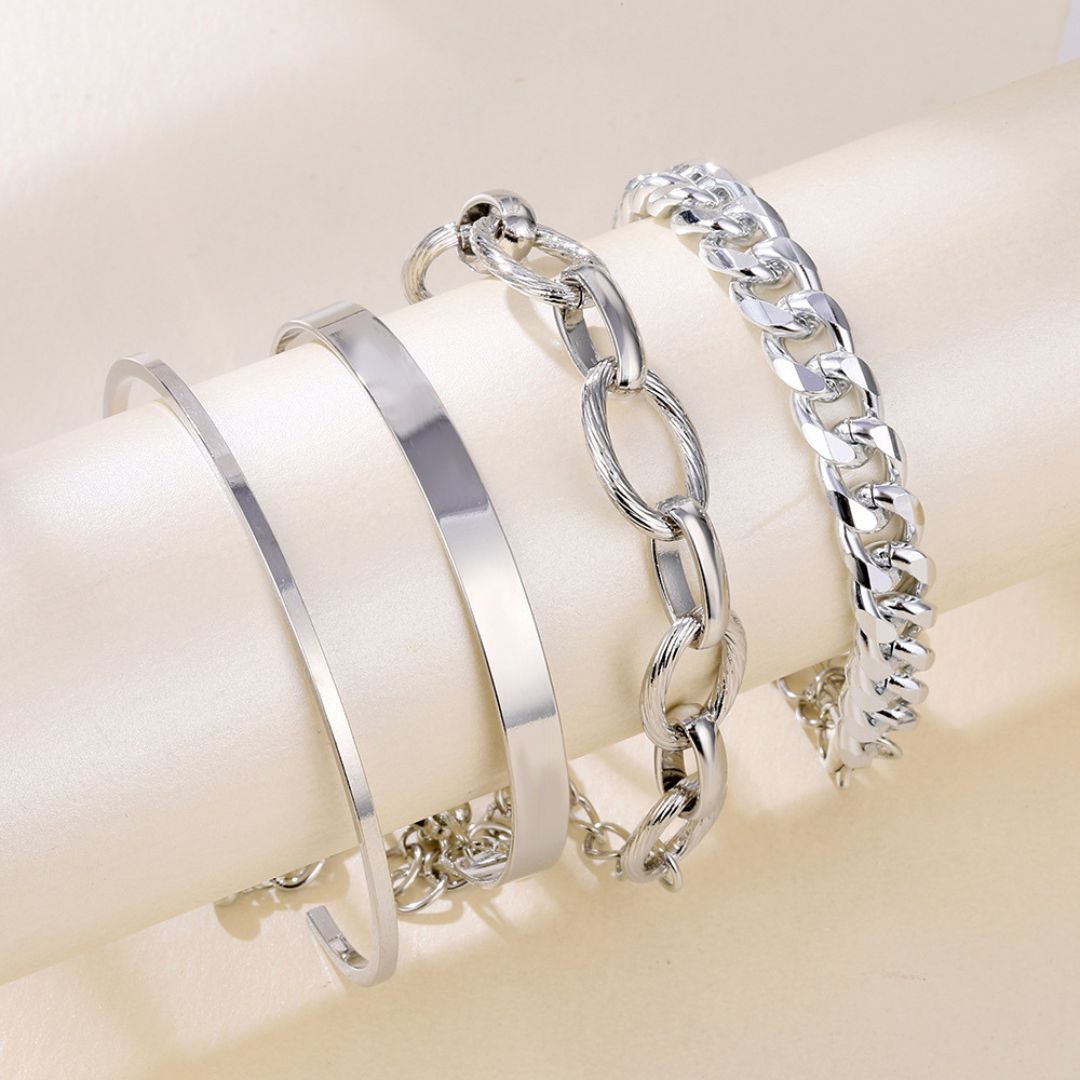 Sleek Stack Bracelet Set
