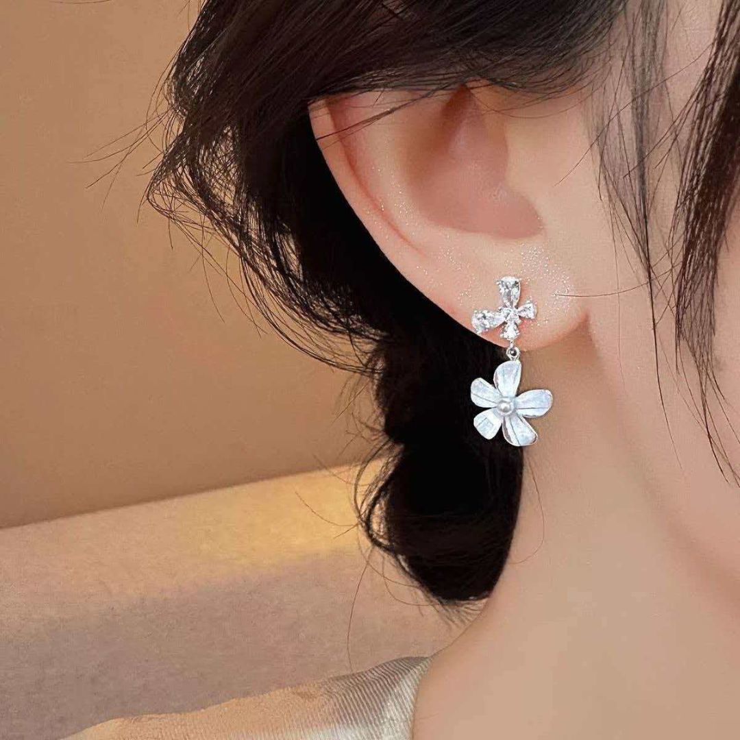 Blossom & Bow Drop Earrings