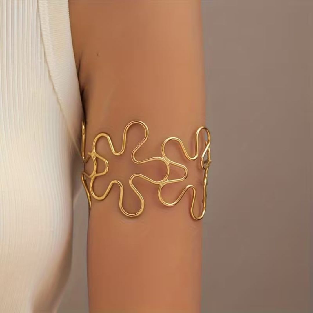 Bohemian Golden Arm Cuff