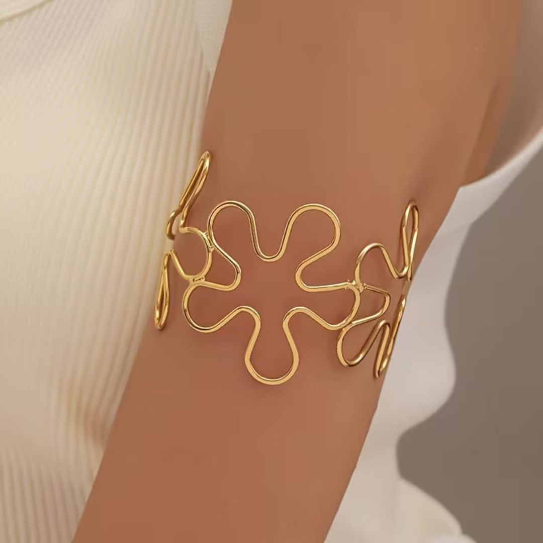 Bohemian Golden Arm Cuff