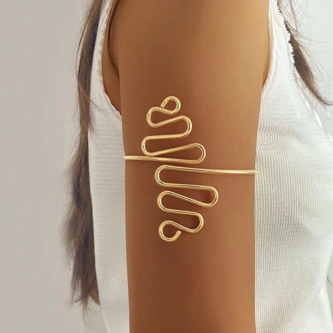 Golden Glissando Arm Cuff